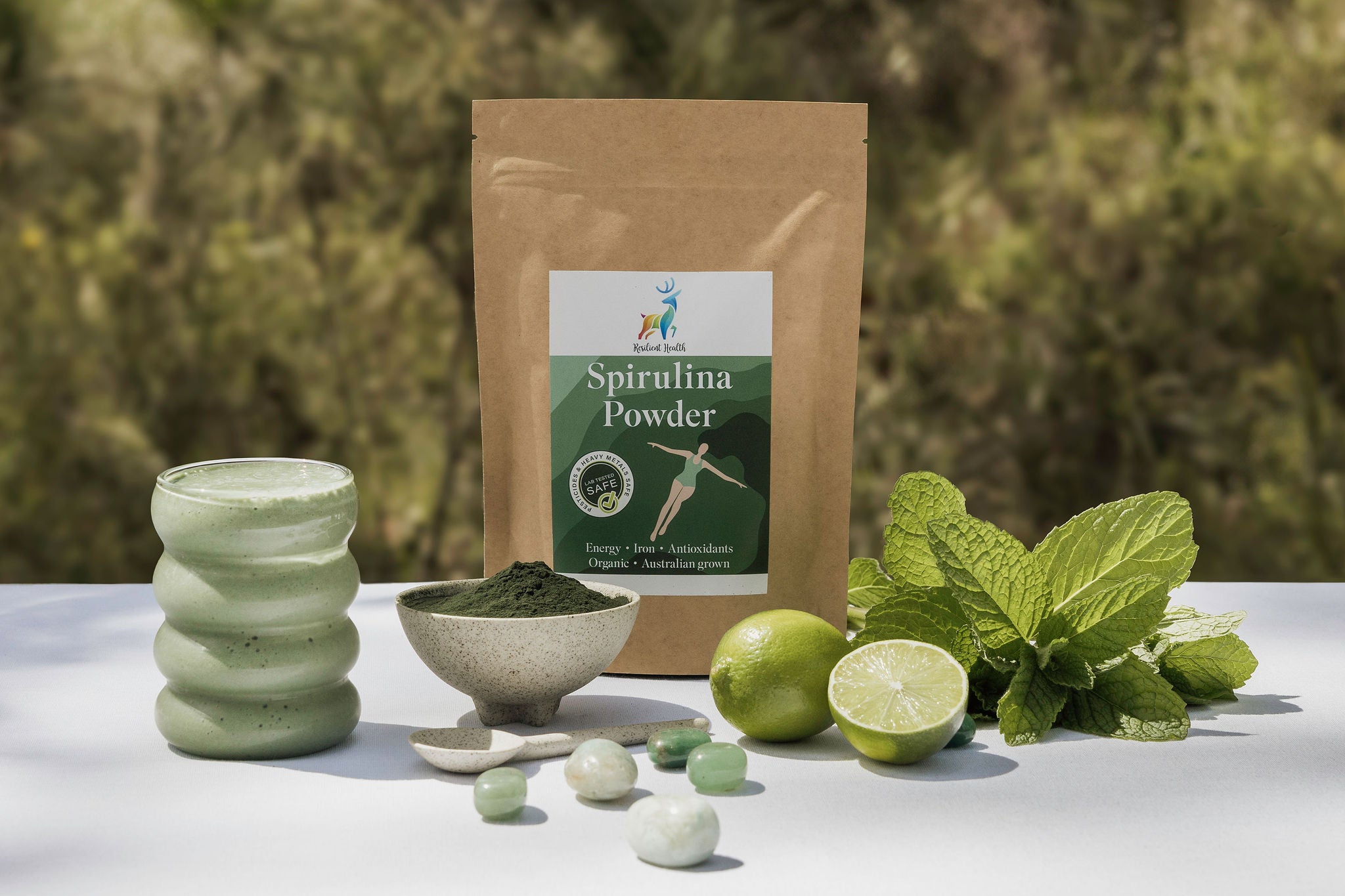 Organic Spirulina Powder (Australian Grown) 250g